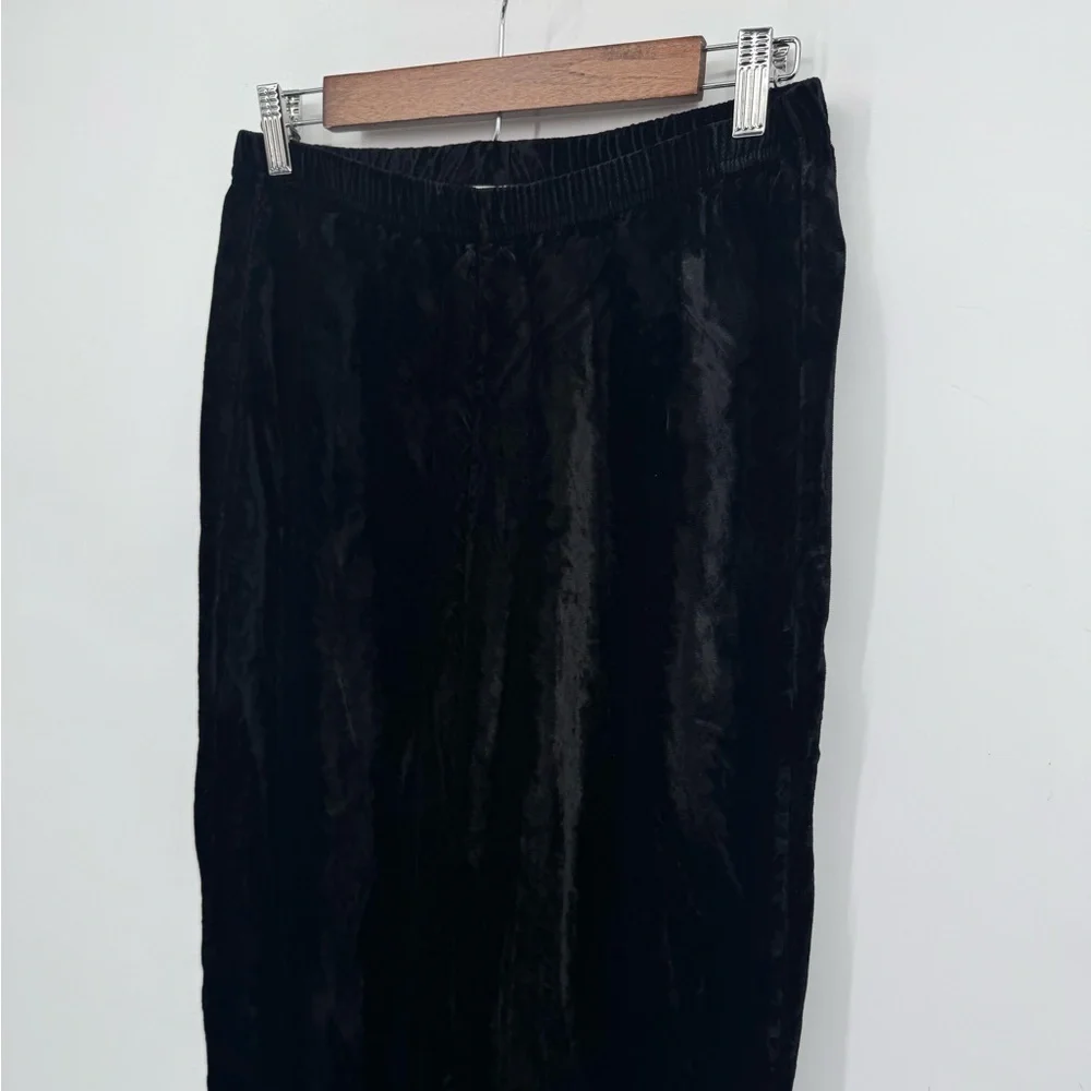 J. Jill Women's Velvet Black Office Career Stretch Neutral Pants Size Large